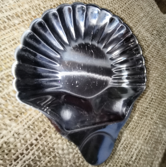 Set of 2 Vintage Ace Stainless Steel Japan Clam Shells - Picture 5 of 6